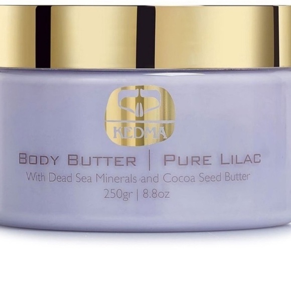 KEDMA Body Butter Lilac 8.8 ounces New Dead Sea Minerals Cocoa Seed Butter - Picture 1 of 3